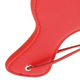 DARKNESS - RED ROUNDED FETISH PADDLE 2